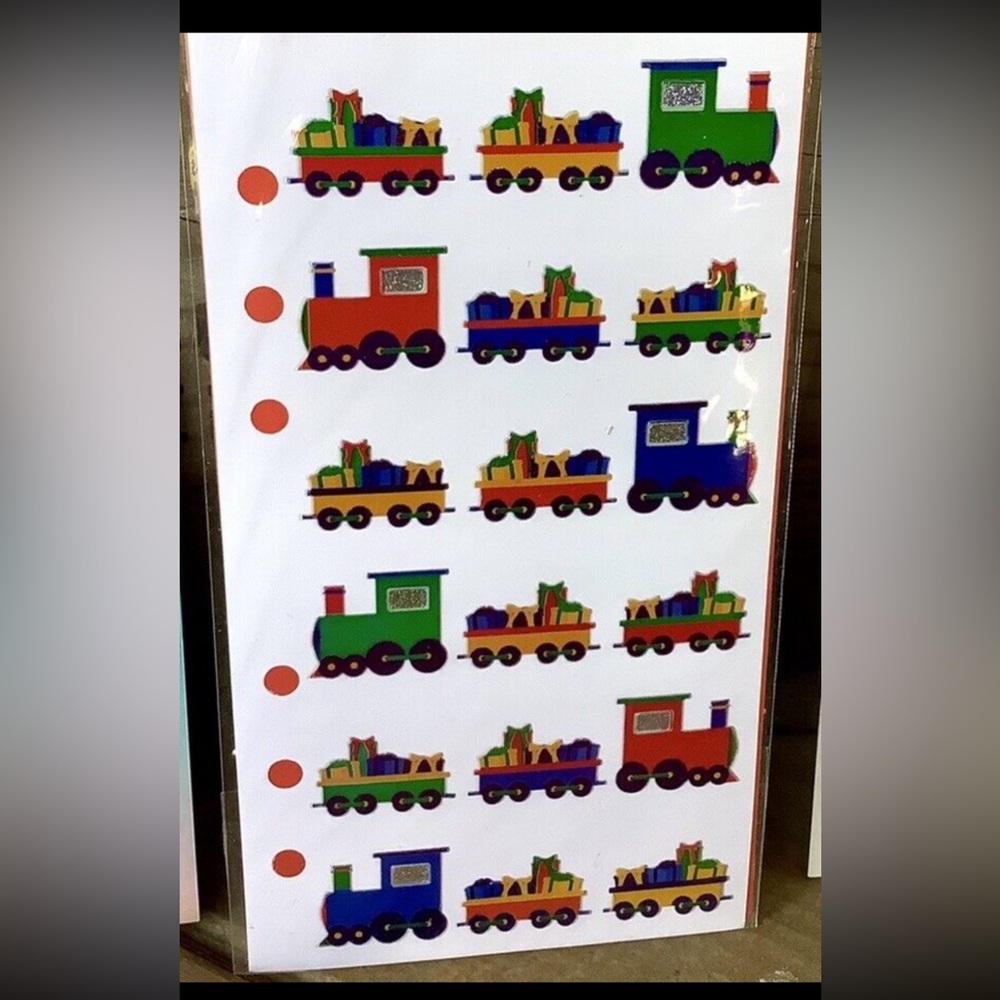 $1 Colorful Train Sticker $1 WITH ANY $10 ORDER OR MORE